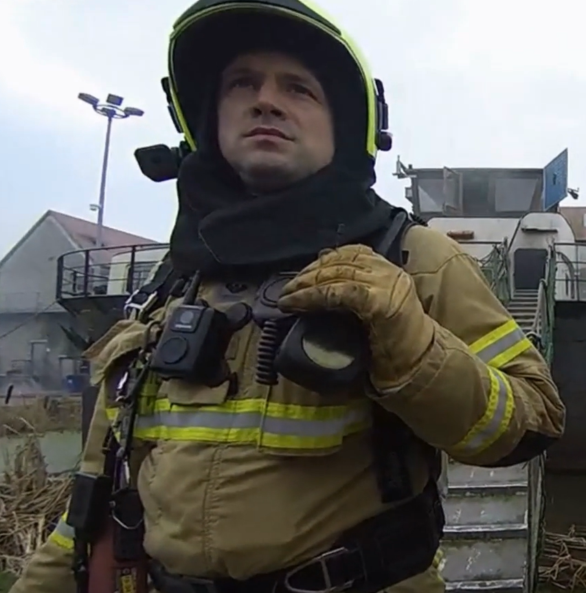 Firefighter training with ZEPCAM T3 Live